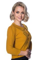 Banned Plus Size Cat Scallop Collar Cardigan - 8 Colours Available