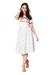 Dancing Days Vintage Sweet Spot Skirt - White Or Green