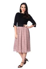 Dancing Days Retro Dots About Spots Skirt - White or Pink