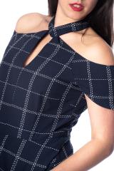 Dancing Days Chill Checks Peplum Top 