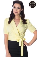 Banned Happy Days Plus Size Wrap Top - 4 Colours Available