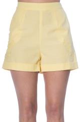 Banned Floral Days Shorts - Yellow or Blue
