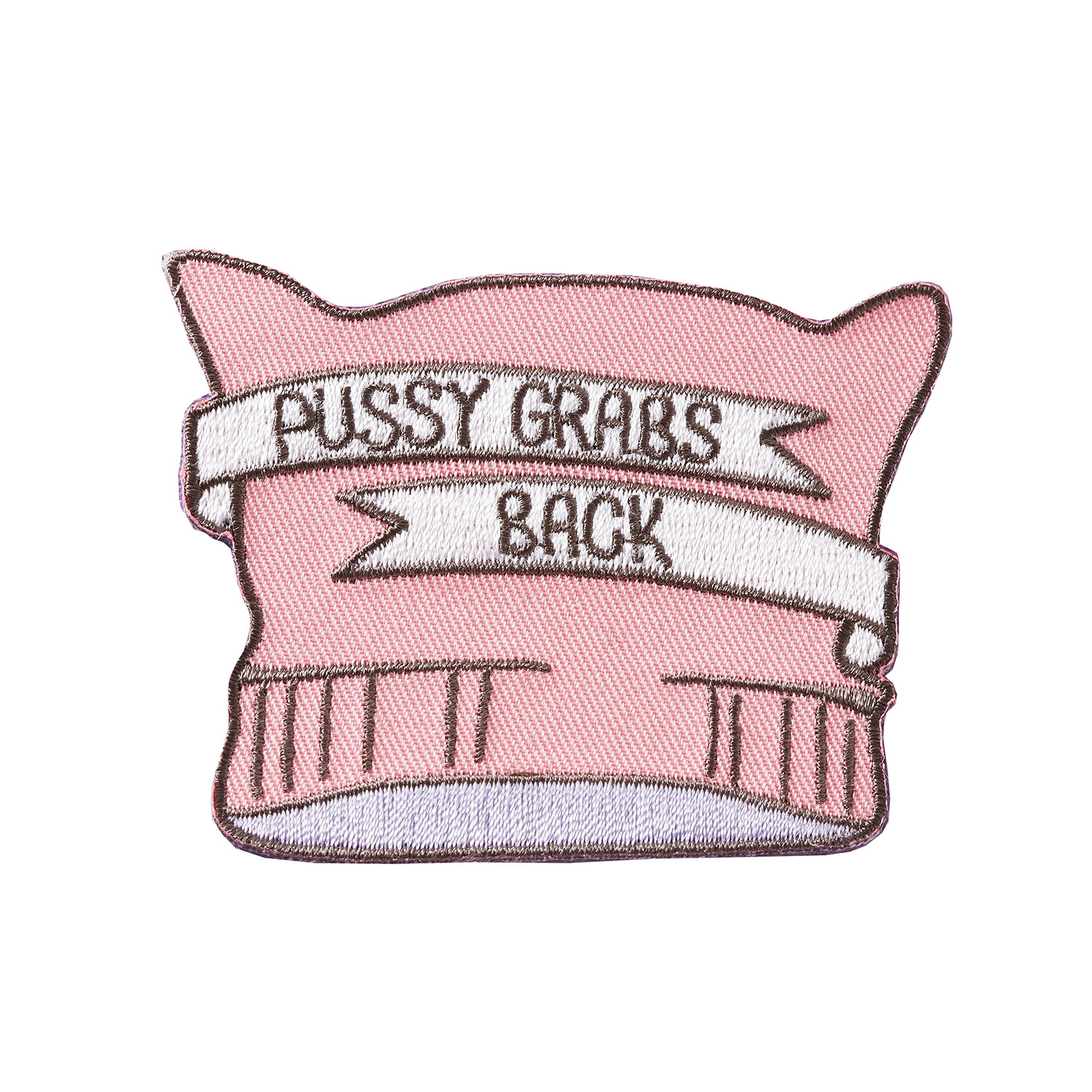 Sweet80 Punky Pins Pussy Grabs Back Embroidered Iron On Patch 